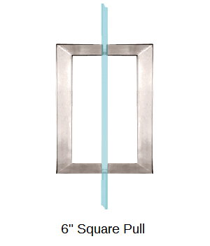 6" square handle with a square cross-section