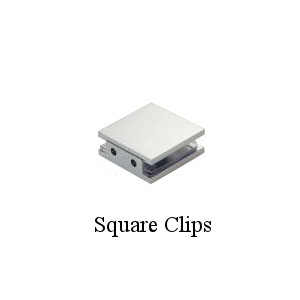 a square clip for supporting a panel